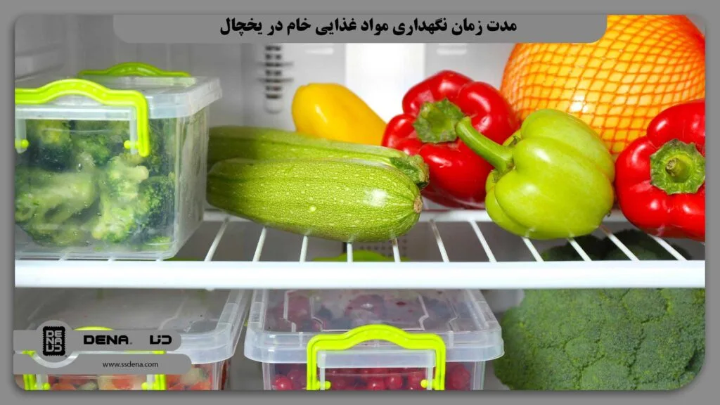 راهنمای نگهداری مواد غذایی در یخچال 2 مدت زمان نگهداری مواد غذایی خام در یخچال