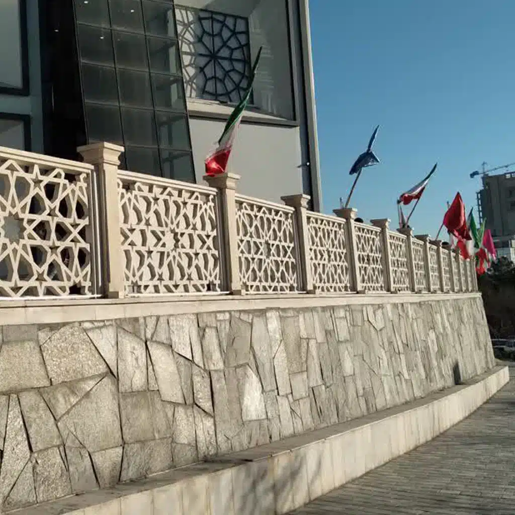 قیمت نرده سیمانی دور باغچه