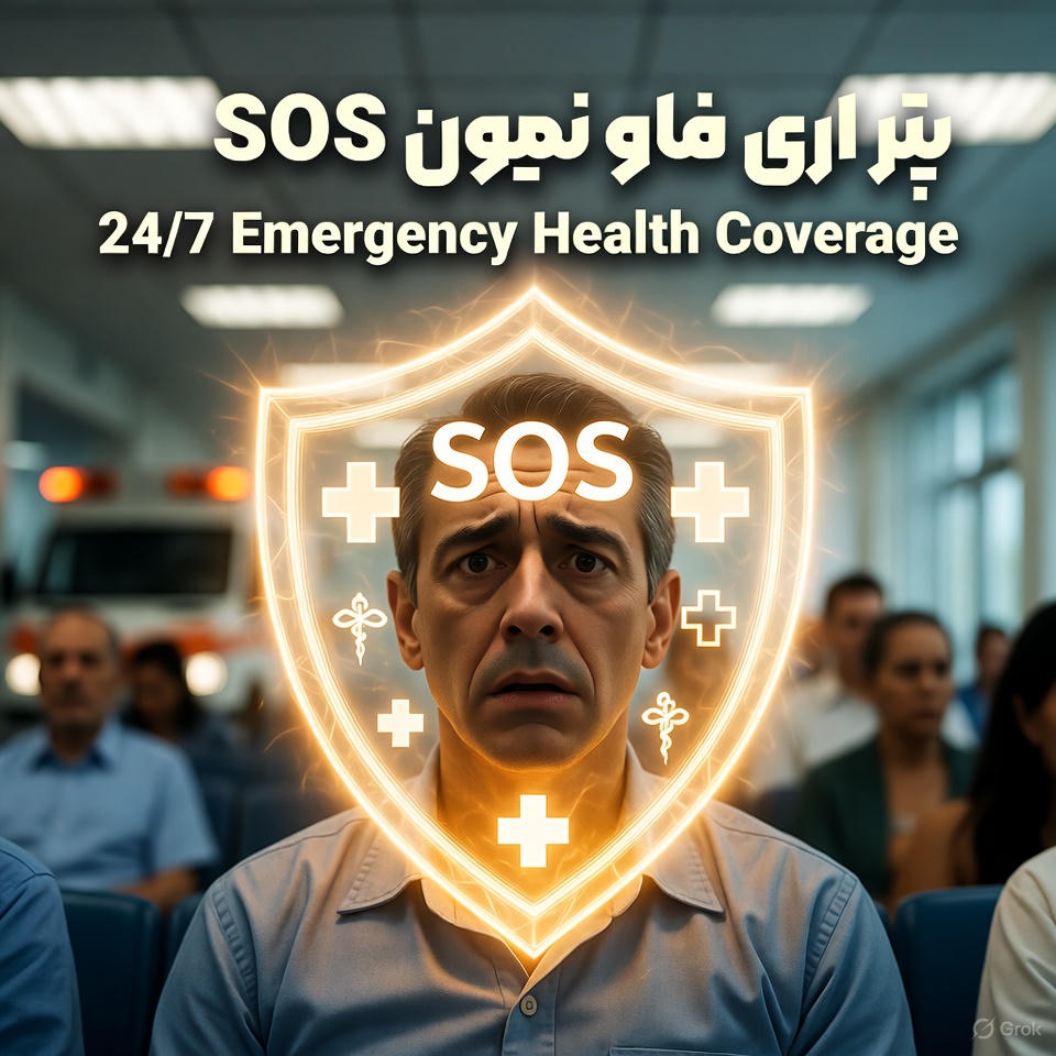 بیمه درمان تکمیلی SOS سامان: خدمات اورژانسی فوری و بدون انتظار 4 خدمات SOS بیمه تکمیلی سامان